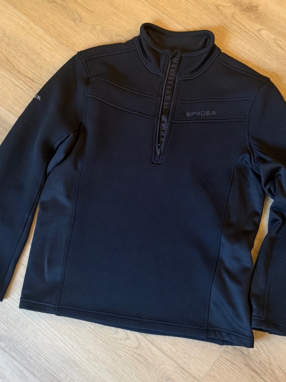Spyder Men’s Aspen Black Zip Up Jacket